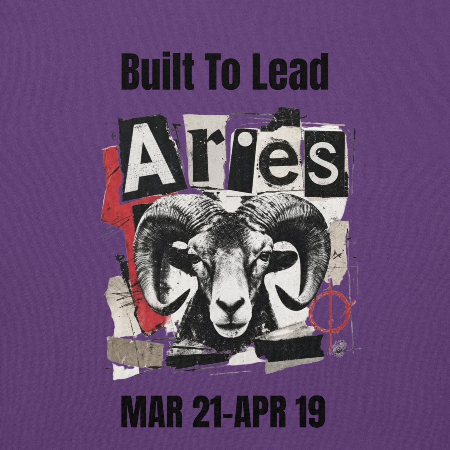Aries Built To Lead Unisex Hoodie