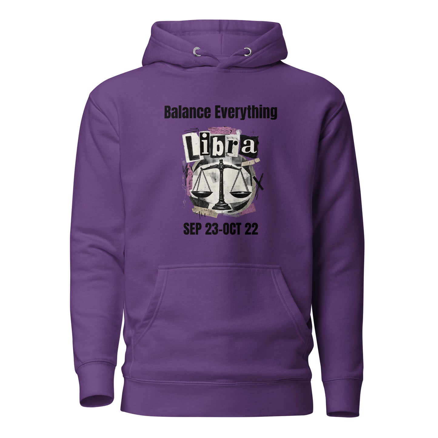Libra balance everything unisex hoodie