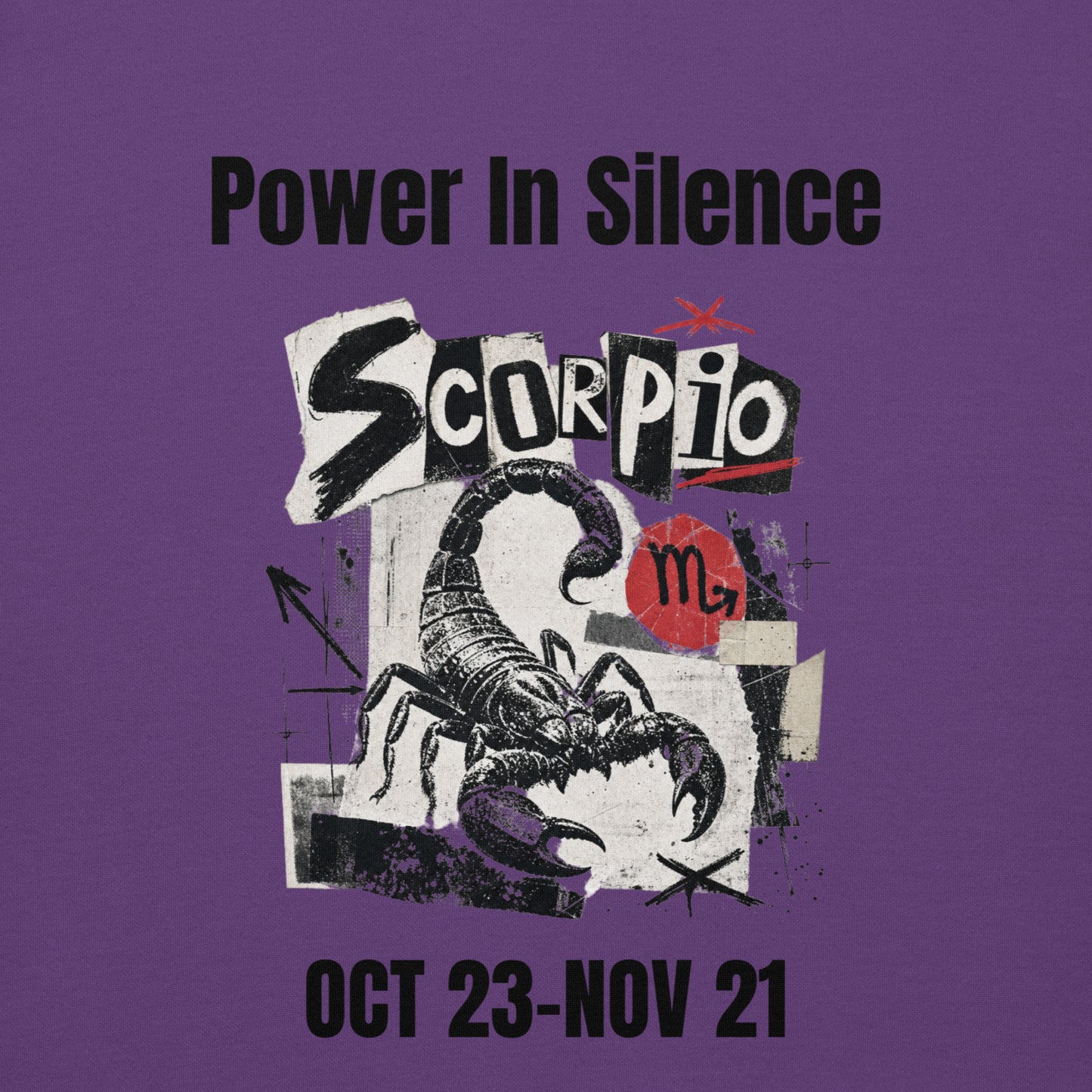 Scorpio power in silence Unisex Hoodie