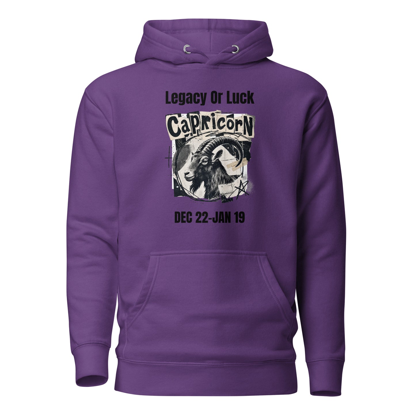 Capricorn legacy or luck Unisex Hoodie