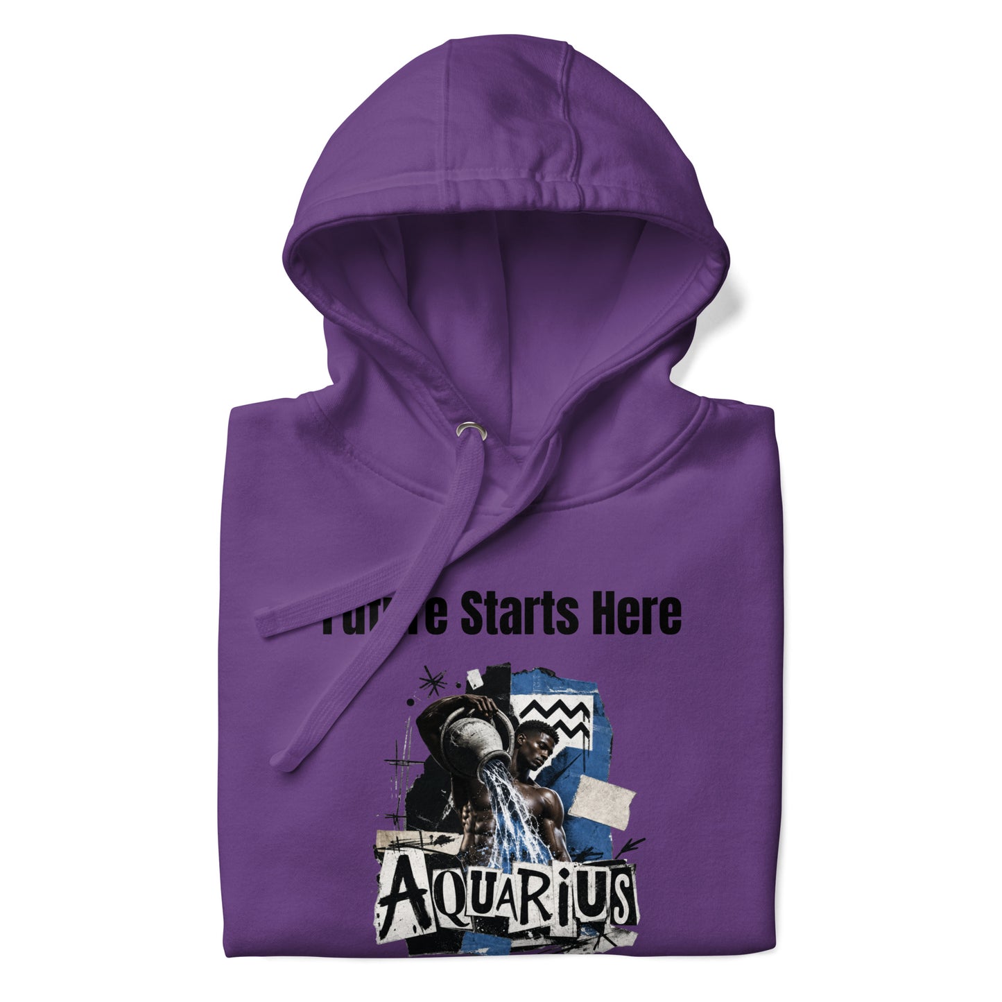 Aquarius Future starts here Unisex Hoodie