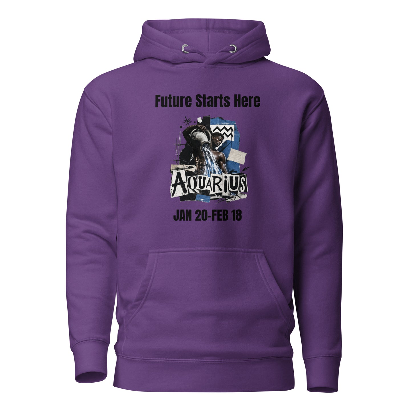 Aquarius Future starts here Unisex Hoodie