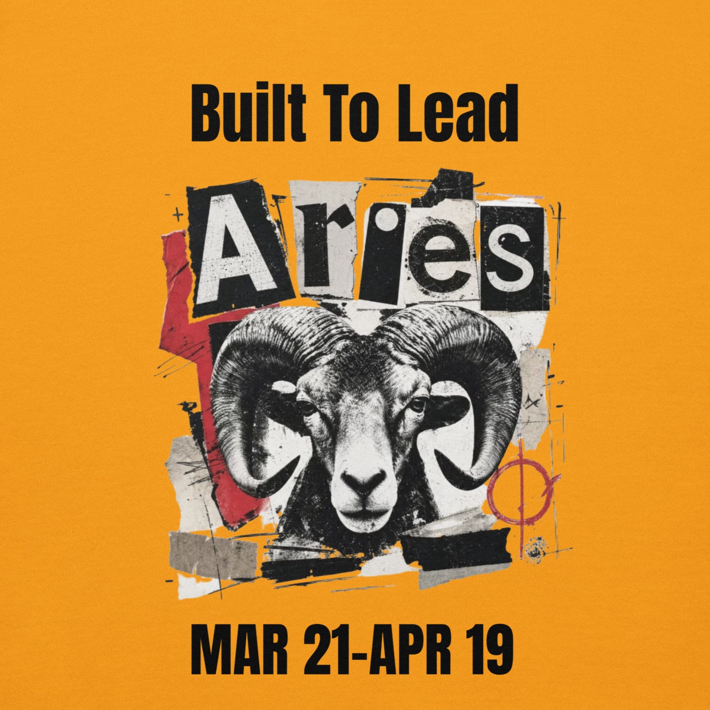 Aries Built To Lead Unisex Hoodie