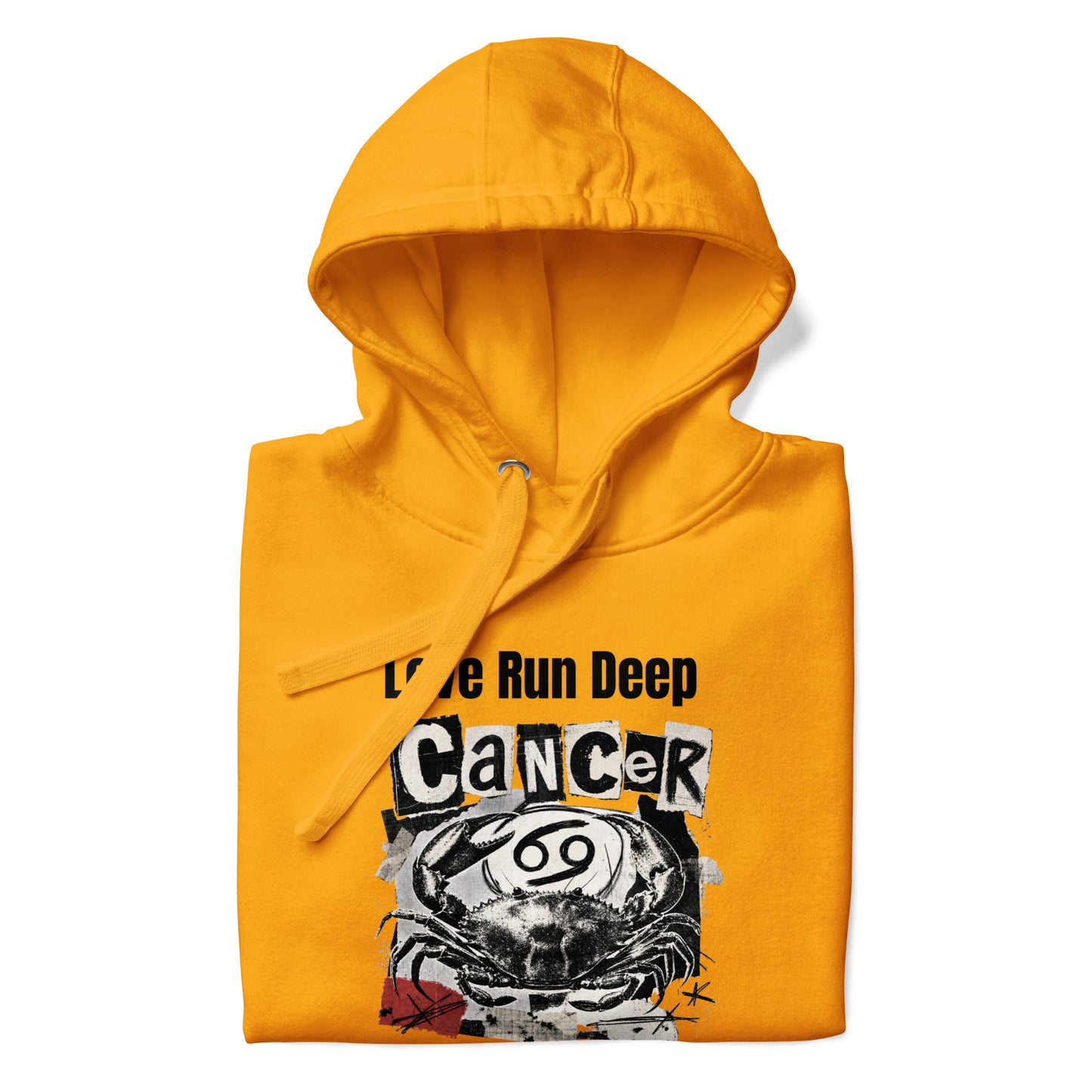 Cancer Love Run Deep unisex hoodie