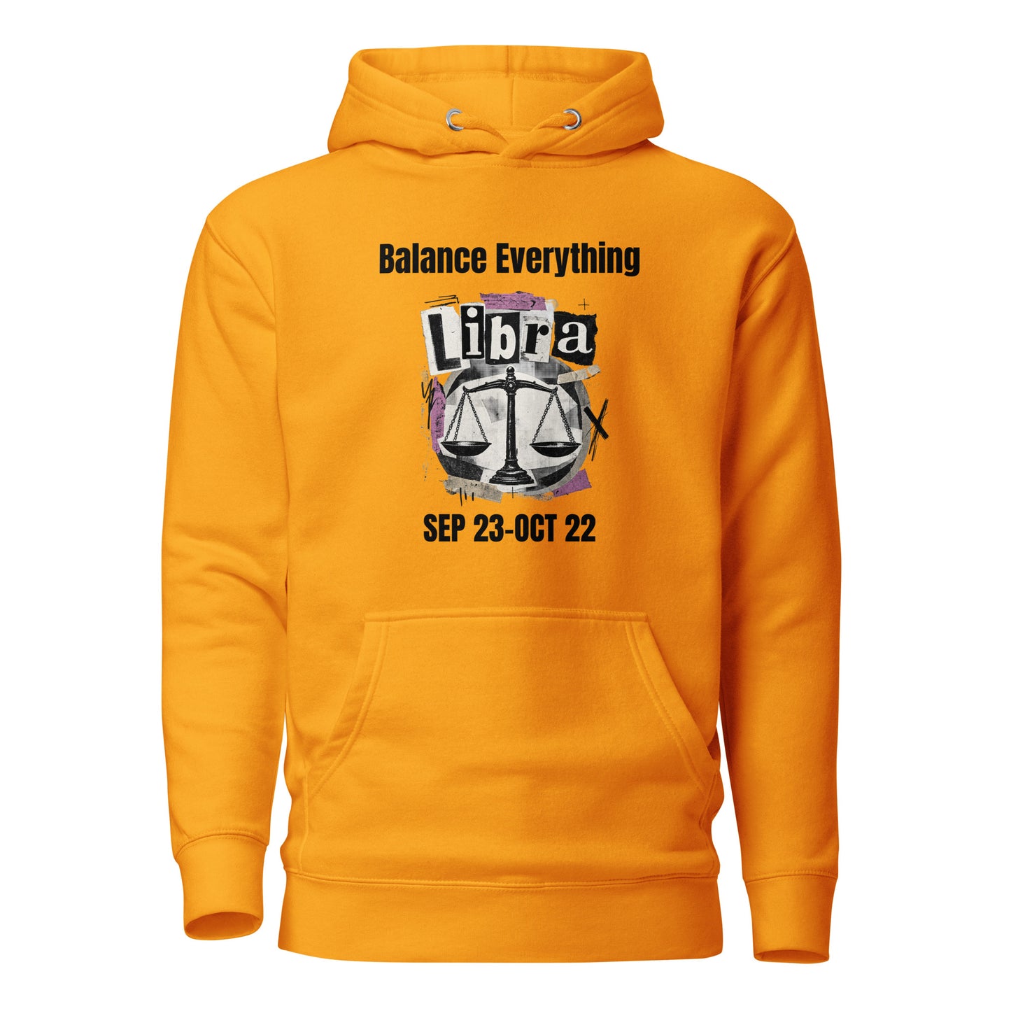 Libra balance everything unisex hoodie