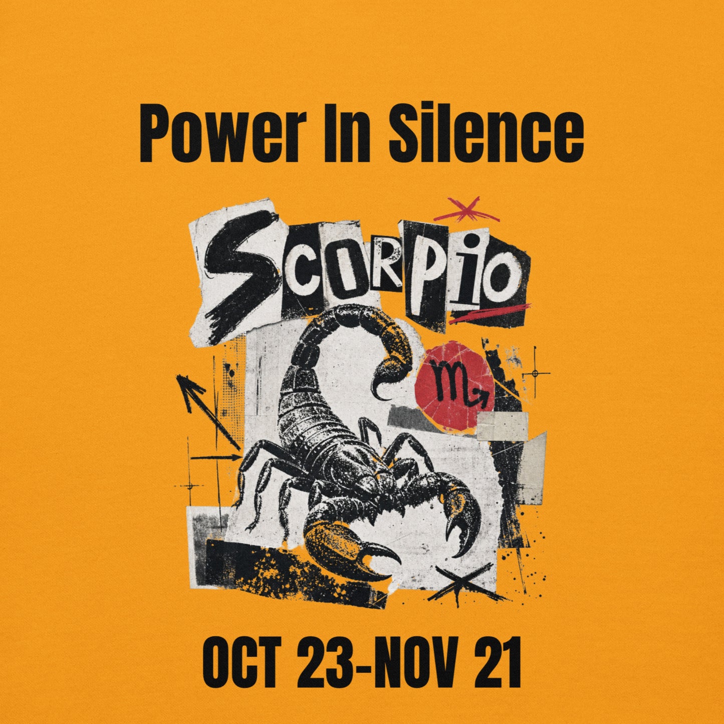Scorpio power in silence Unisex Hoodie