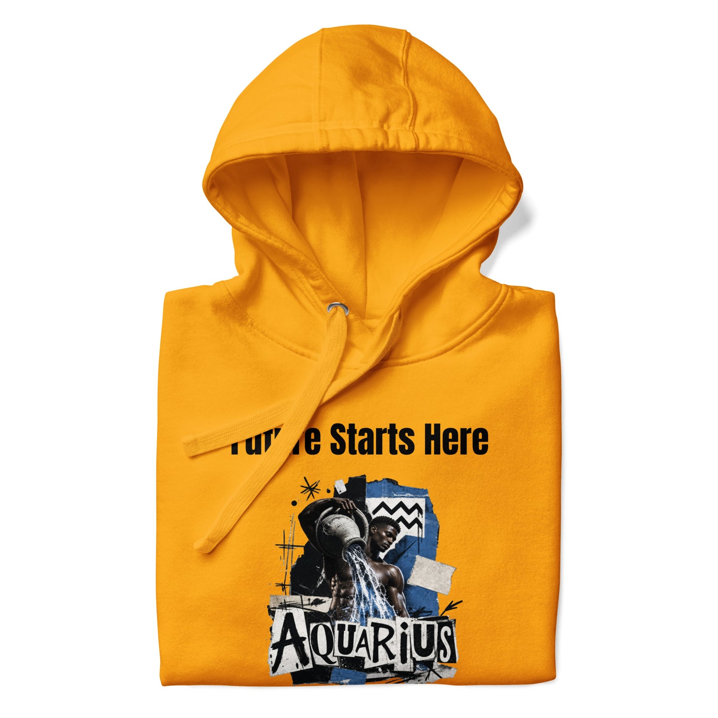 Aquarius Future starts here Unisex Hoodie