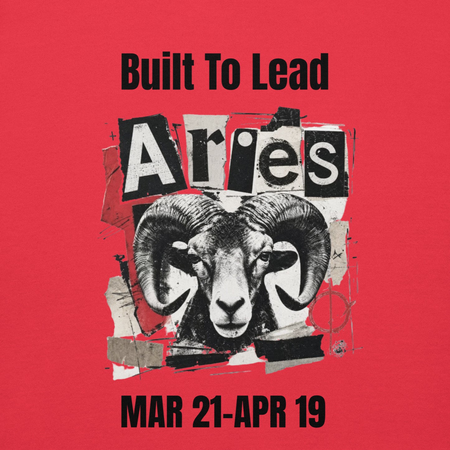 Aries Built To Lead Unisex Hoodie