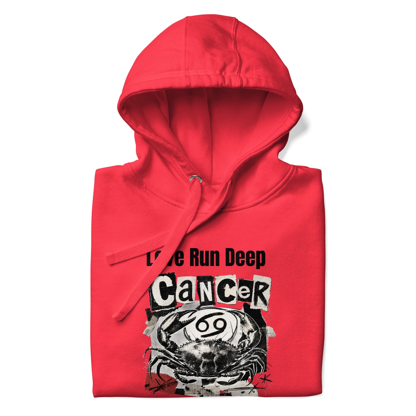 Cancer Love Run Deep unisex hoodie