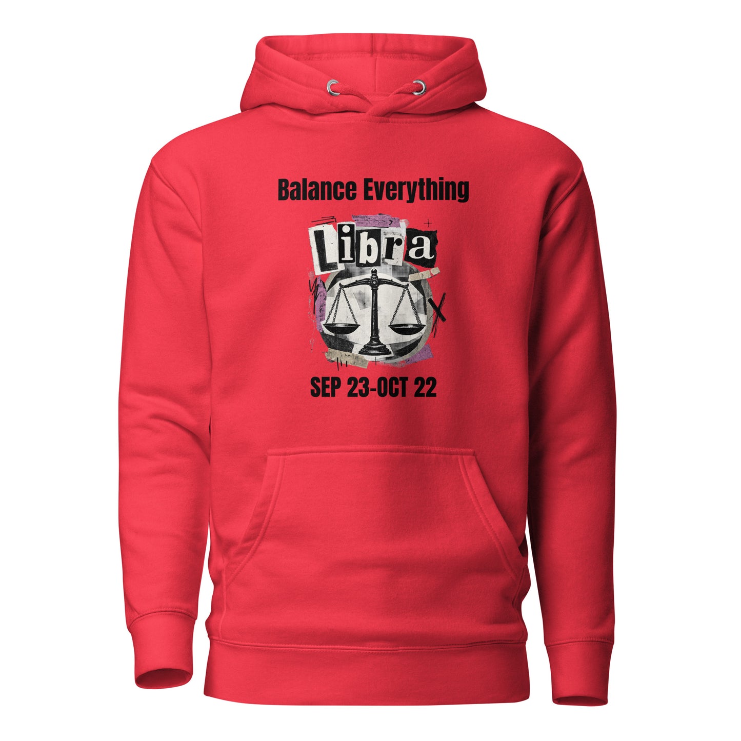 Libra balance everything unisex hoodie