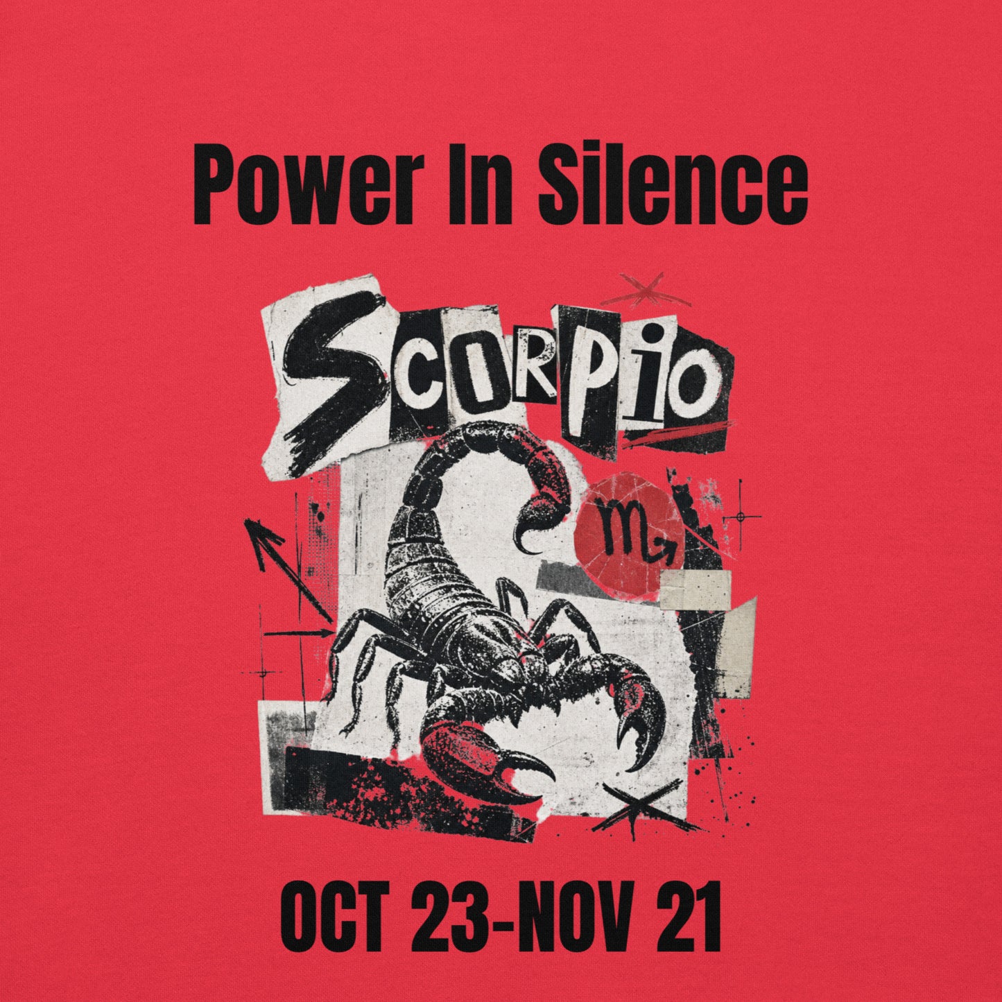 Scorpio power in silence Unisex Hoodie