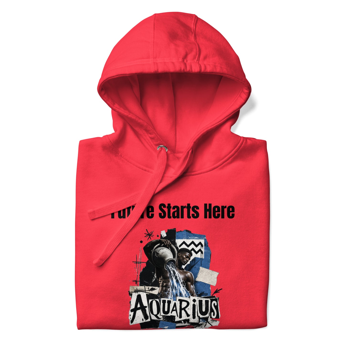 Aquarius Future starts here Unisex Hoodie