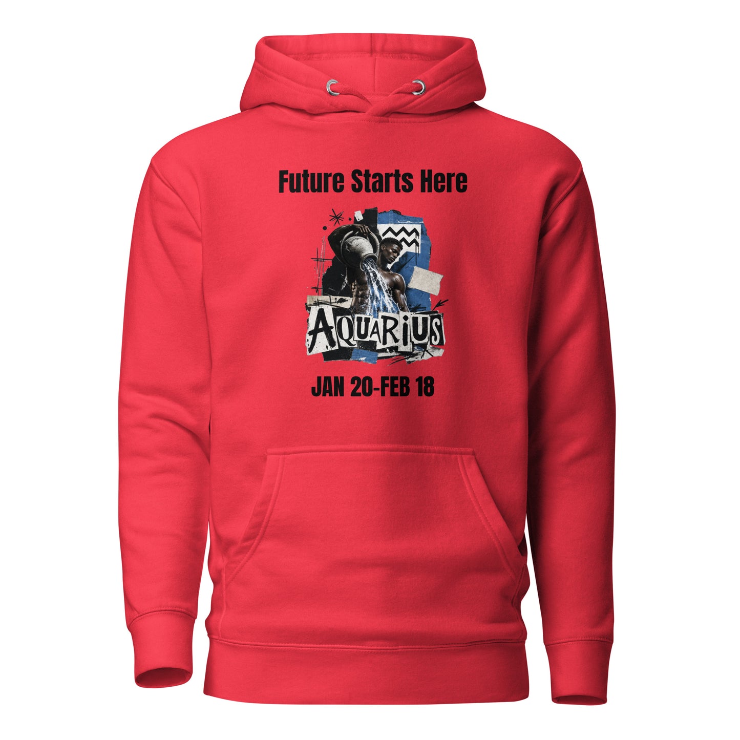 Aquarius Future starts here Unisex Hoodie