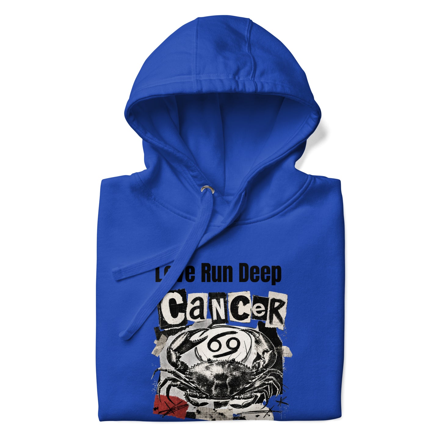 Cancer Love Run Deep unisex hoodie