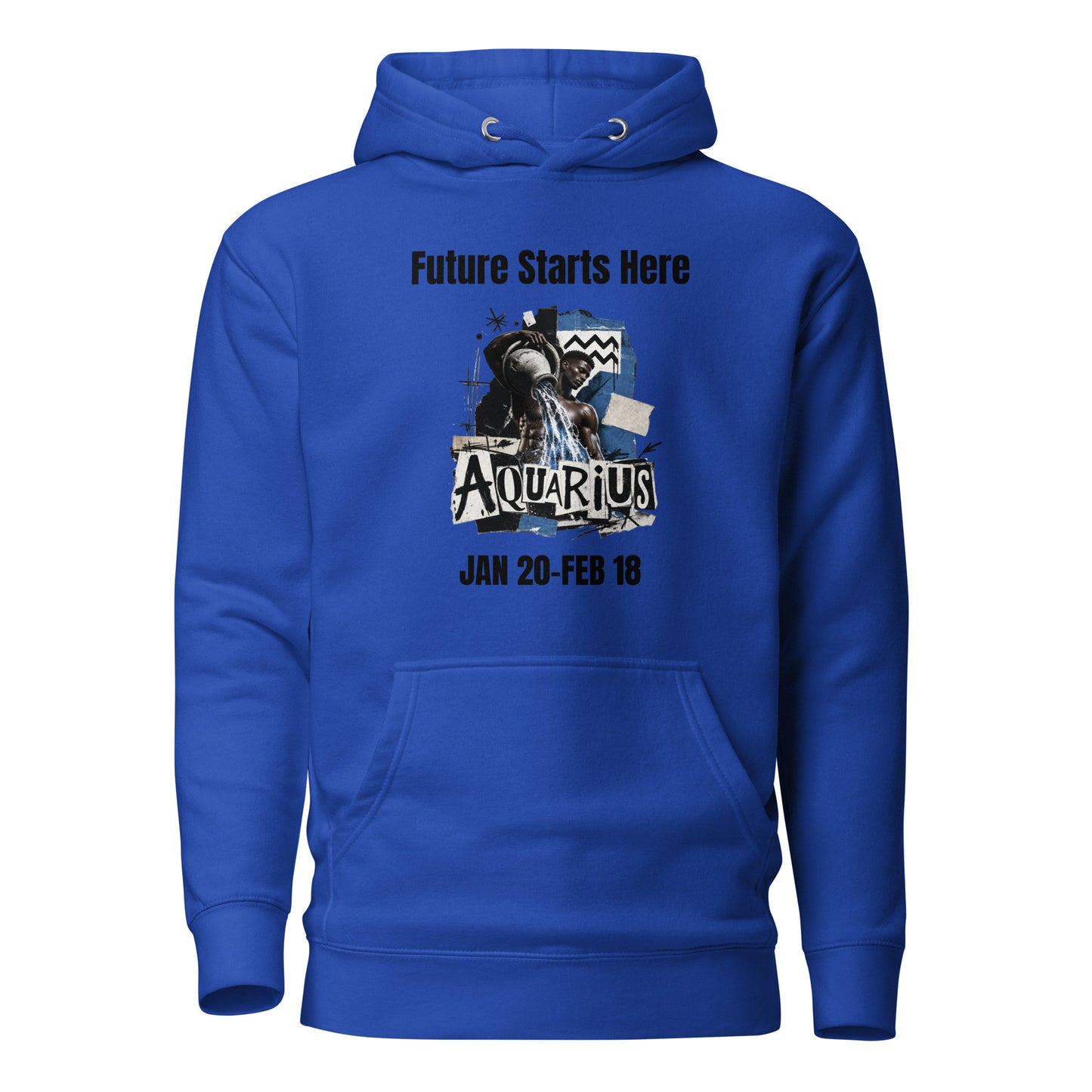 Aquarius Future starts here Unisex Hoodie