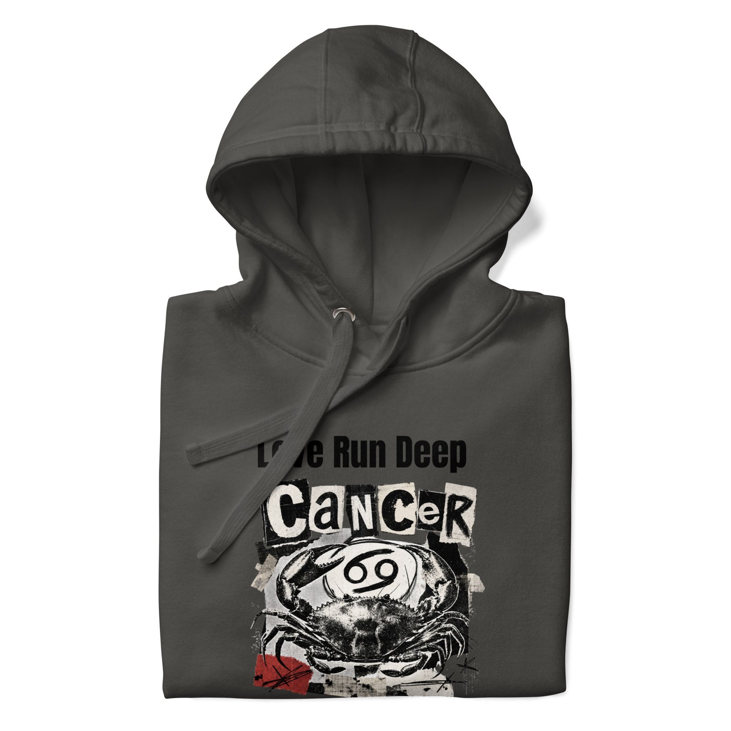 Cancer Love Run Deep unisex hoodie