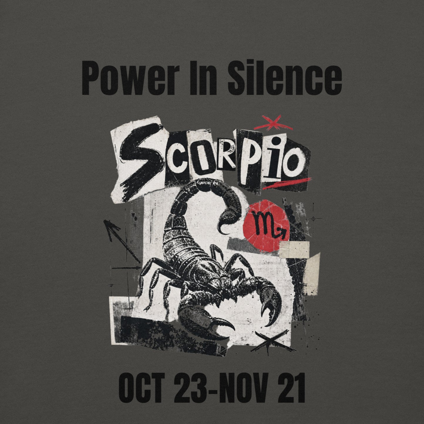 Scorpio power in silence Unisex Hoodie
