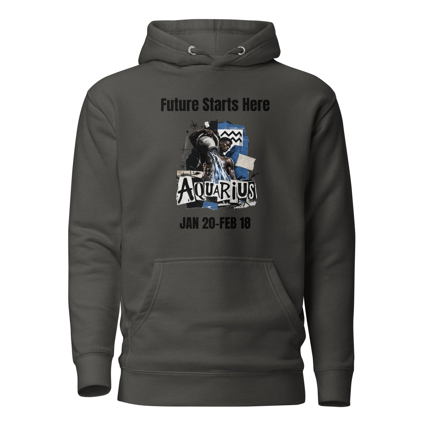 Aquarius Future starts here Unisex Hoodie