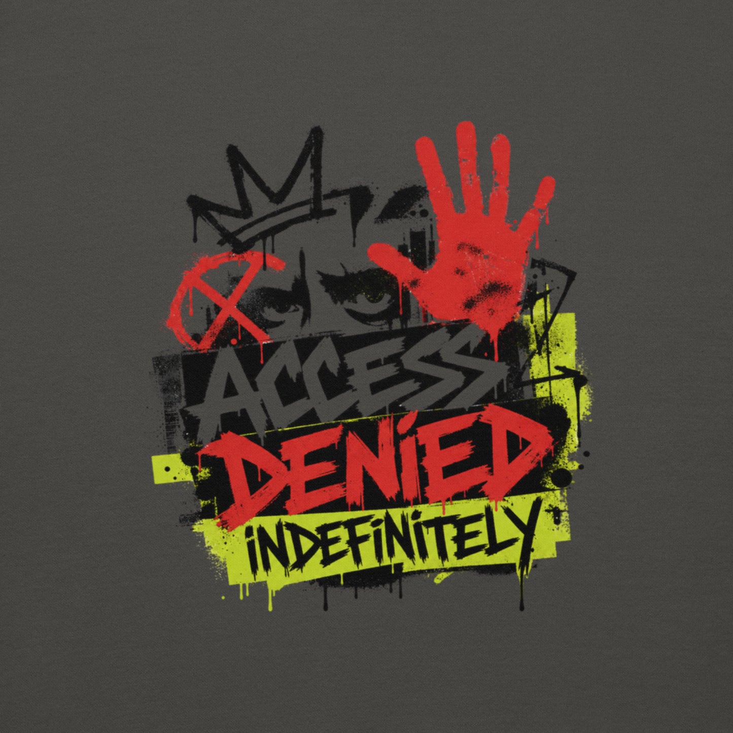 All Access Denied. Indefinitely Unisex Hoodie (Protect Your Energy Collection)