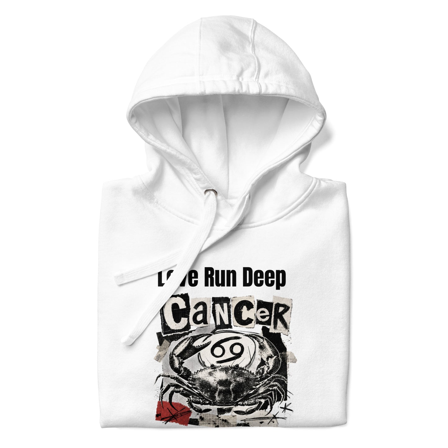 Cancer Love Run Deep unisex hoodie