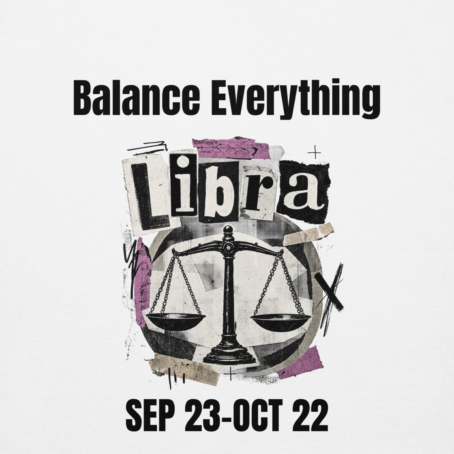 Libra balance everything unisex hoodie